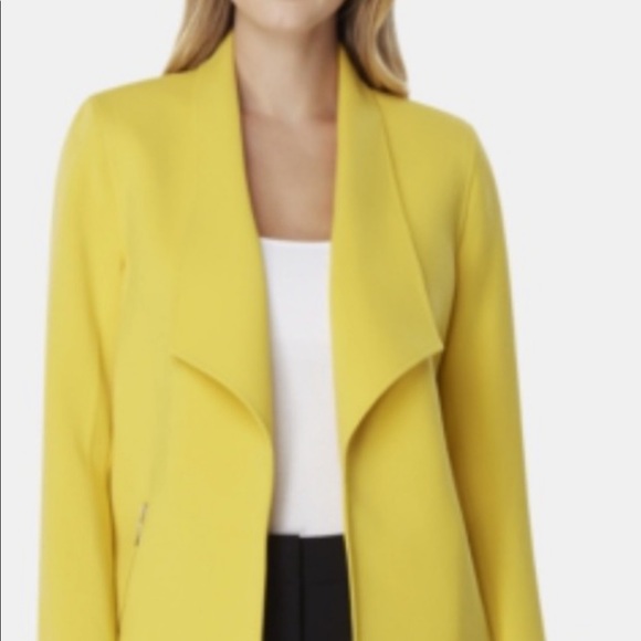 Tahari Yellow Dress Jacket - Picture 5 of 5
